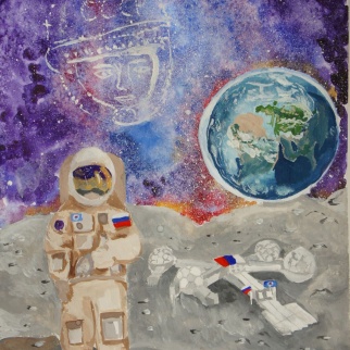 Рисунок-победитель участника Анастасия Макарова, 12