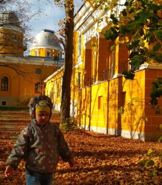 Захар, желтый день в Пулковской обсерватории