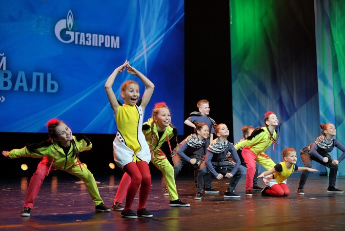 Юные артисты проявили себя на фестивале «Газпром - факел»
